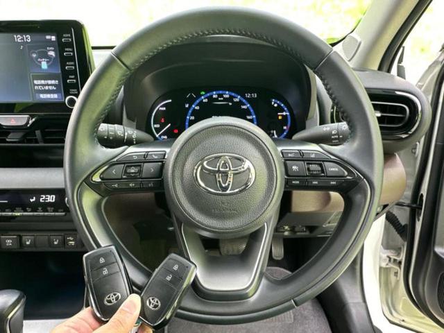 ヤリスクロス ハイブリッドZ 新品タイヤ/保証書/ディスプレイオーディオ/衝突安全装置/シートヒーター/全方位モニター/車線逸脱防止支援システム/シート ハーフレザー/ドライブレコーダー 社外/ヘッドランプ LED 全周囲カメラ(18枚目)