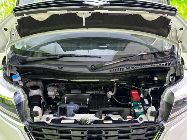 スペーシアカスタム ハイブリッドＸＳ　新品タイヤ／保証書／社外　ＳＤナビ／セーフティサポート（スズキ）／両側電動スライドドア／シートヒーター　運転席／車線逸脱防止支援システム／シート　ハーフレザー／ドライブレコーダー　社外　バックカメラ（52枚目）