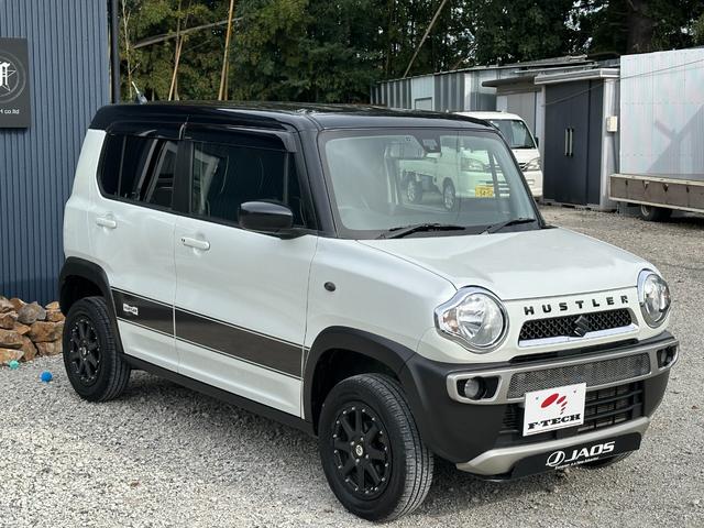 ハスラー G リフトアップ/ブラックホイール/カーナビ/バックカメラ/ETC/アイドリングストップ/衝突軽減システム/ツートンカラー/(3枚目)