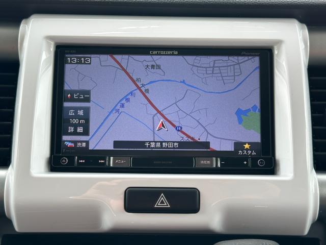 ハスラー G リフトアップ/ブラックホイール/カーナビ/バックカメラ/ETC/アイドリングストップ/衝突軽減システム/ツートンカラー/(11枚目)