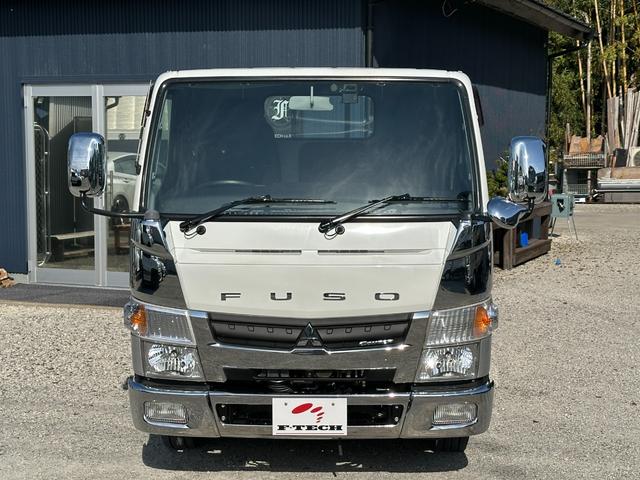 キャンター 全低床 メッキパーツ/カーナビゲーション/バックカメラ/ETC/左側電動格納ミラー/新品 アオリアルミ縞鋼板/新品 荷台鉄板張り/積載量2000Kg/(5枚目)