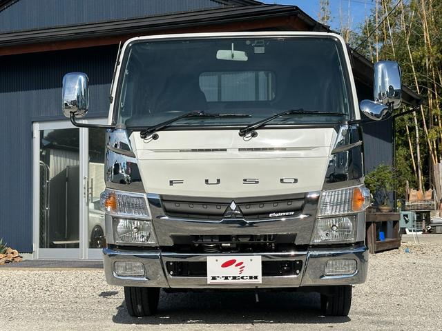 キャンター 全低床 メッキパーツ/カーナビゲーション/バックカメラ/ETC/左側電動格納ミラー/新品 アオリアルミ縞鋼板/新品 荷台鉄板張り/積載量2000Kg/(7枚目)