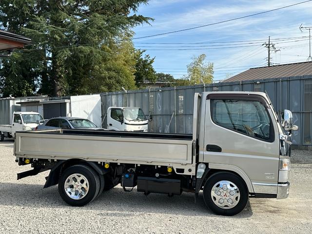 キャンター 全低床カスタム メッキパーツ/カーナビゲーション/ETC/両側 電動格納ミラー/新品アオリ鏡面ステンレス張り/荷台鉄板張り/積載量3000Kg/(13枚目)
