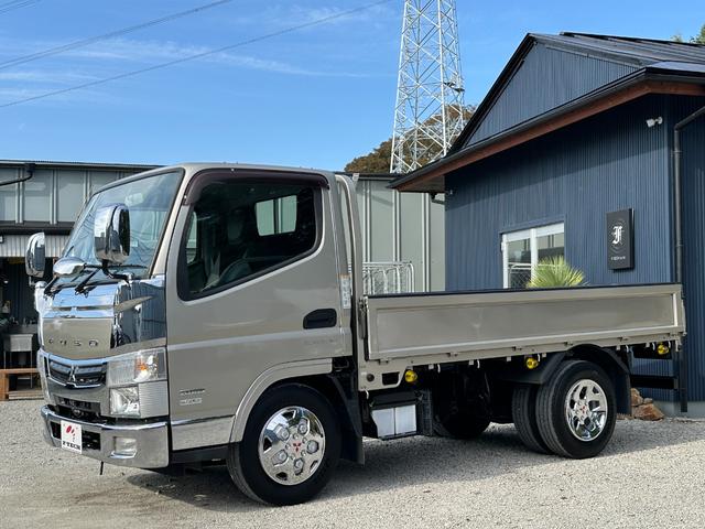 キャンター 全低床カスタム メッキパーツ/カーナビゲーション/ETC/両側 電動格納ミラー/新品アオリ鏡面ステンレス張り/荷台鉄板張り/積載量3000Kg/(48枚目)