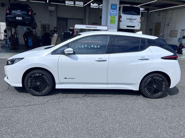 リーフ e+ G 試乗車UP・全周囲カメラ・純正ナビ・LEDヘッドライト シートヒーター 車線逸脱 ETC 1オーナー サイドカーテンエアバック(6枚目)