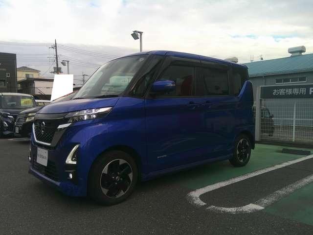 ルークス ハイウェイスター　Ｘ　アラモニ　前後衝突軽減ブレーキ　Ｐセンサー　オートＬＥＤ　ワンオーナー車　禁煙　ＶＤＣ　ＥＴＣ　アルミホイール　スマートキー　定期点検記録簿　キーフリー　ｉ－ｓｔｏｐ　フルオートエアコン（7枚目）