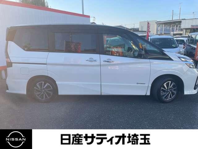 セレナ ｅ－パワー　ハイウェイスターＶ　ワンオーナー・純正ナビ・プロパイロット付　エマジェンシーブレーキ　地デジ　パーキングセンサー　３列シート　ウォークスルー　横滑り防止機能　スマキー　バックカメラ　禁煙　ＬＥＤ　レーンアシスト（2枚目）