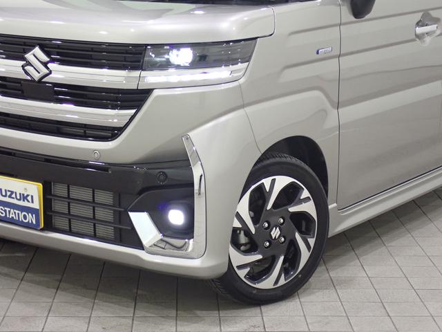 スペーシアカスタム ハイブリッドＸＳターボ　ブラック２トーンルーフ！　オーディオレス　元弊社社有車！後席両側電動パワースライドドア　車線維持支援　アダプティブクルーズコントロール　後席オットマン　前方・後方衝突軽減ブレーキ　フルオートエアコン　シーケンシャルウィンカー（9枚目）