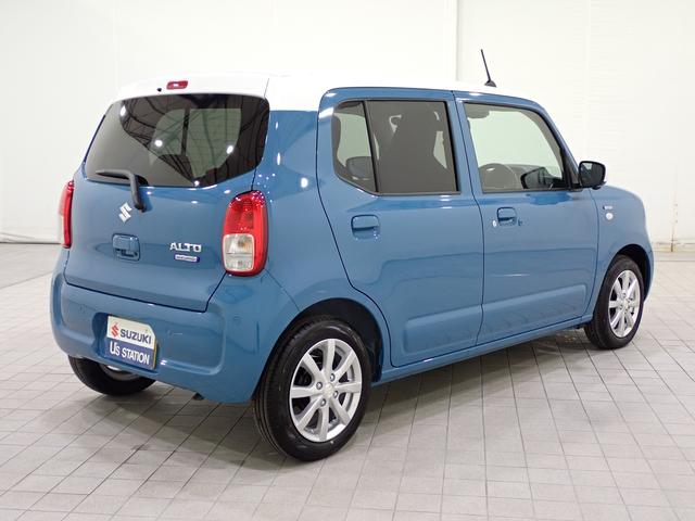 アルト ハイブリッドＸ　２型　ホワイト２トーンルーフ！　全方位モニタ付ディスプレイオーディオ　ＬＥＤヘッドライト　フルオートエアコン　アルミホイール　前方・後方衝突軽減ブレーキ　前後誤発進抑制　キーレスプッシュスタート　後席ヘッドレスト　元弊社社有車！（8枚目）