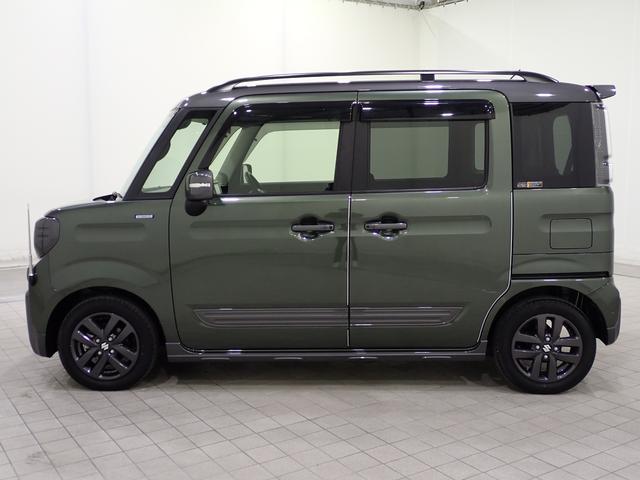 スペーシアギア ハイブリッドＸＺターボ　３型　フルタイム４ＷＤ　７インチワイドナビ　ＥＴＣ　車線逸脱”抑制”　全車速追従式アダプティブクルーズコントロール　後席両側電動パワースライドドア　前方・後方衝突軽減ブレーキ　ルーフレール　フルオートエアコン　スマートキー（24枚目）