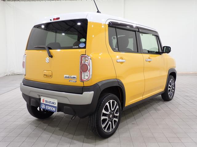 ハスラー Ｊ　２型　全方位モニタ付７インチワイドナビ　ホワイト２トーンルーフ！ブラックインテリアパッケージ！走行１．１万ｋｍ！車検整備付！ＥＴＣ　ディスチャージライト　ＬＥＤフォグランプ　衝突軽減ブレーキ　ナノイー搭載フルオートエアコン　スマートキー（8枚目）