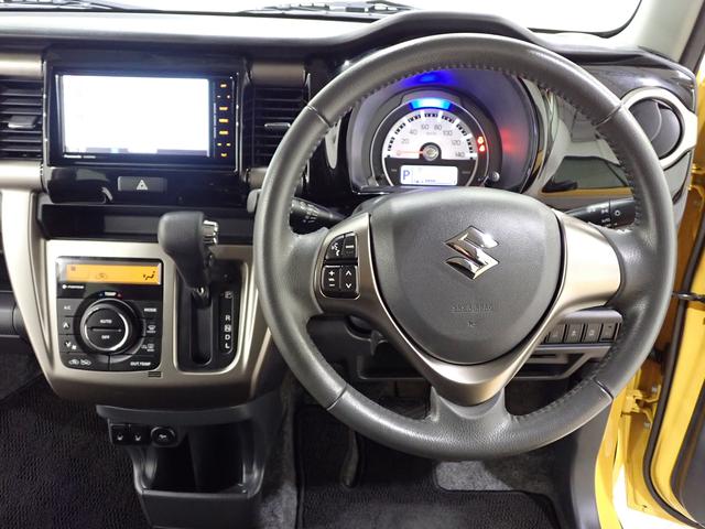 ハスラー Ｊ　２型　全方位モニタ付７インチワイドナビ　ホワイト２トーンルーフ！ブラックインテリアパッケージ！走行１．１万ｋｍ！車検整備付！ＥＴＣ　ディスチャージライト　ＬＥＤフォグランプ　衝突軽減ブレーキ　ナノイー搭載フルオートエアコン　スマートキー（13枚目）