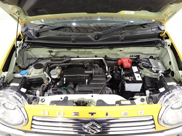 ハスラー Ｊ　２型　全方位モニタ付７インチワイドナビ　ホワイト２トーンルーフ！ブラックインテリアパッケージ！走行１．１万ｋｍ！車検整備付！ＥＴＣ　ディスチャージライト　ＬＥＤフォグランプ　衝突軽減ブレーキ　ナノイー搭載フルオートエアコン　スマートキー（53枚目）