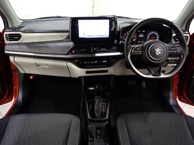 スイフト ハイブリッドＭＺ　９インチ全方位モニタ付ナビ　スズキコネクト　ドライバーモニタリング　車線維持支援　電動パーキングブレーキ　アダプティブクルーズコントロール　アダプティブハイビーム　前方・後方衝突軽減ブレーキ　フルオートエアコン　元弊社社有車！（12枚目）