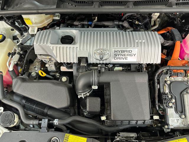 プリウス L ETC ナビ オートライト CVT スマートキー 電動格納ミラー 盗難防止システム 衝突安全ボディ ABS エアコン パワーステアリング パワーウィンドウ 運転席エアバッグ アルミホイール(37枚目)