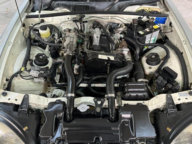 カプチーノ ベースグレード オークション仕入れの為距離検査済み ターボ オープンカー MT アルミホイール カセット エアコン パワーウィンドウ(21枚目)