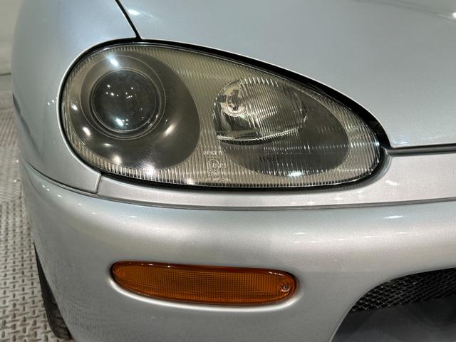 カプチーノ ベースグレード オークション仕入れの為距離検査済み ターボ オープンカー MT アルミホイール カセット エアコン パワーウィンドウ(22枚目)