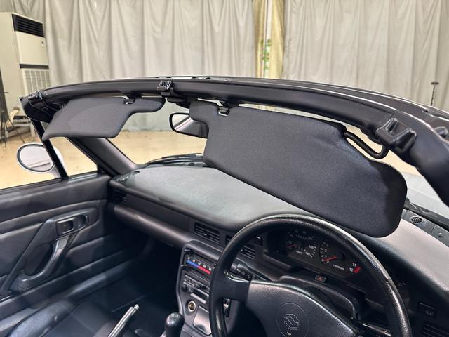 カプチーノ ベースグレード オークション仕入れの為距離検査済み ターボ オープンカー MT アルミホイール カセット エアコン パワーウィンドウ(27枚目)