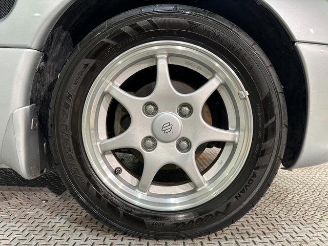 カプチーノ ベースグレード オークション仕入れの為距離検査済み ターボ オープンカー MT アルミホイール カセット エアコン パワーウィンドウ(37枚目)