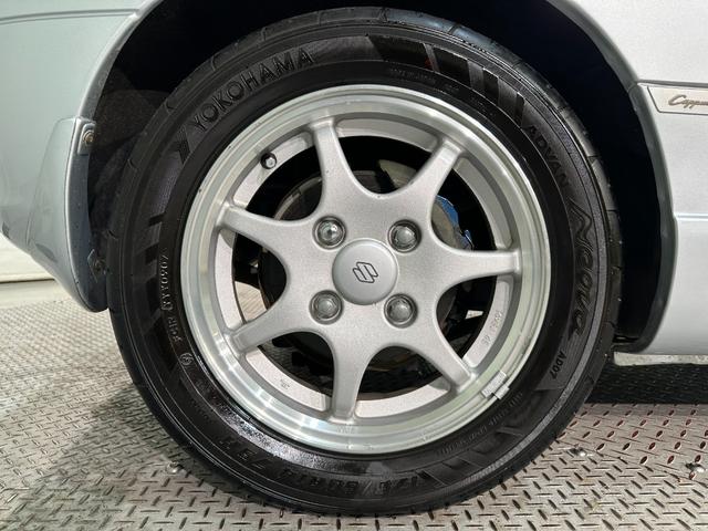 カプチーノ ベースグレード オークション仕入れの為距離検査済み ターボ オープンカー MT アルミホイール カセット エアコン パワーウィンドウ(40枚目)