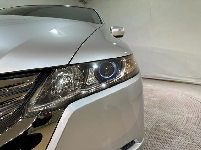 オデッセイ MX・エアロパッケージ ETC バックカメラ ナビ TV HID キーレス 電動格納ミラー 3列シート CVT アルミホイール CD DVD再生 衝突安全ボディ ABS ESC エアコン ABS エアバッグ Wエアコン(25枚目)