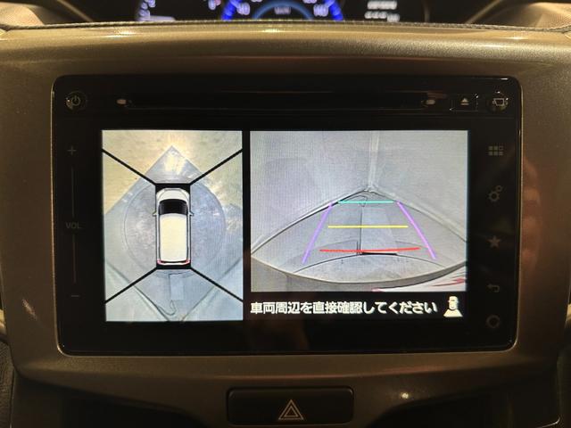 【全周囲カメラ】真上から車を見たようにモニターで確認ができる。是非実際の車で体感してみてください。