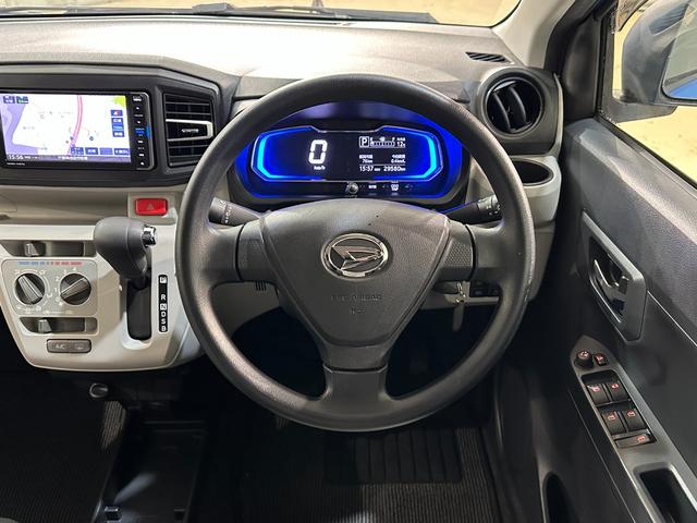 ミライース Ｘ　ＳＡＩＩＩ　ドライブレコーダー　ＥＴＣ　バックカメラ　ナビ　ＴＶ　クリアランスソナー　衝突被害軽減システム　オートマチックハイビーム　ＬＥＤヘッドランプ　キーレスエントリー　アイドリングストップ　電動格納ミラー（6枚目）