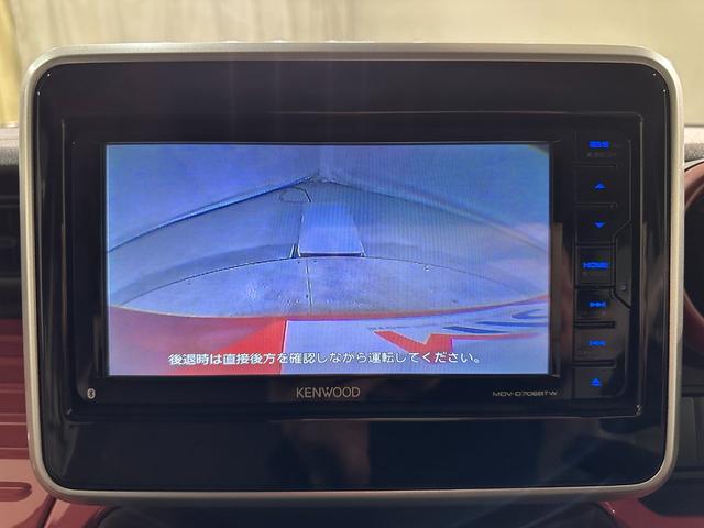 スペーシア ハイブリッドＸ　バックカメラ　両側電動スライドドア　ナビ　ＴＶ　クリアランスソナー　衝突被害軽減システム　オートライト　スマートキー　アイドリングストップ　電動格納ミラー　シートヒーター　ベンチシート（4枚目）