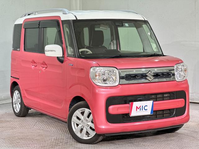 スペーシア ハイブリッドＸ　バックカメラ　両側電動スライドドア　ナビ　ＴＶ　クリアランスソナー　衝突被害軽減システム　オートライト　スマートキー　アイドリングストップ　電動格納ミラー　シートヒーター　ベンチシート（12枚目）