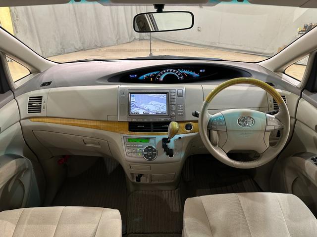 エスティマ アエラス ETC バックカメラ ナビ 両側電動スライドドア オートライト HID スマートキー 電動格納ミラー 3列シート オットマン CVT アルミホイール CD DVD再生 MD パワーウインドウ(2枚目)