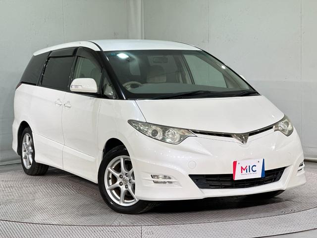 エスティマ アエラス ETC バックカメラ ナビ 両側電動スライドドア オートライト HID スマートキー 電動格納ミラー 3列シート オットマン CVT アルミホイール CD DVD再生 MD パワーウインドウ(13枚目)