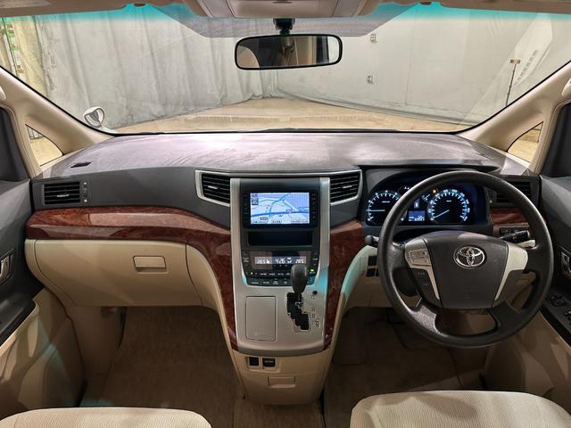 アルファード 240S リミテッド ETC バックカメラ ナビ TV クリアランスソナー 両側電動スライドドア オートライト HID スマートキー 電動格納ミラー 後席モニター オットマン CVT アルミホイール CD DVD再生(2枚目)