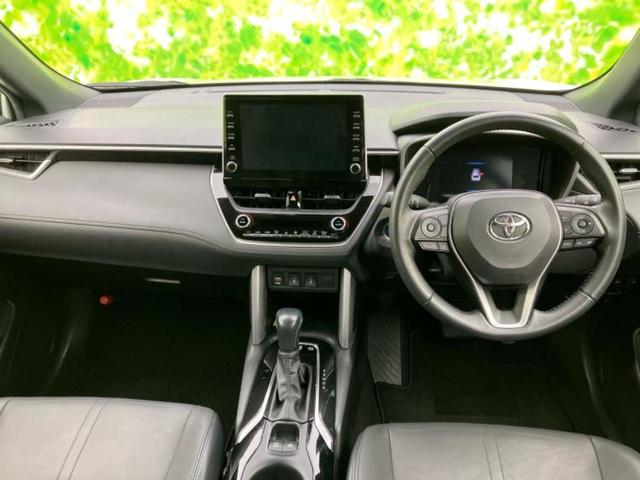 カローラクロス ハイブリッドＺ　新品タイヤ／モデリスタエアロ／保証書／ディスプレイオーディオ９インチ／トヨタセーフティセンス／シートヒーター　前席／車線逸脱防止支援システム／シート　ハーフレザー／電動バックドア　衝突被害軽減システム（24枚目）