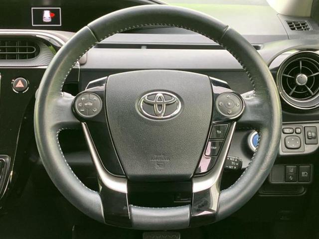 アクア Ｇ　新品タイヤ／純正　９インチ　ナビ／トヨタセーフティセンス／シートヒーター　前席／ドライブレコーダー　前後／Ｂｌｕｅｔｏｏｔｈ接続／ＥＴＣ／ＥＢＤ付ＡＢＳ／横滑り防止装置／バックモニター／フルセグＴＶ（16枚目）