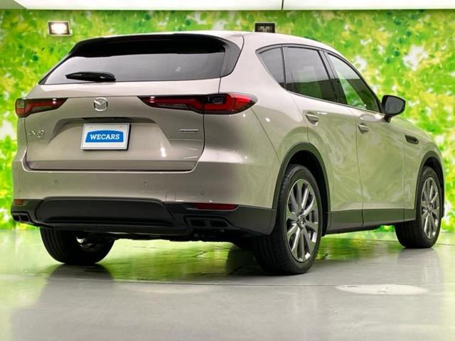 ＣＸ－６０ ４ＷＤ２５Ｓエクスクルーシブモード　新品タイヤ／ＢＯＳＥ／保証書／純正　１２．３インチ　メモリーナビ／アイアクティブセンス（マツダ）／シートヒーター　全席／３６０°ビューモニター／車線逸脱防止支援システム／シート　フルレザー　革シート（3枚目）