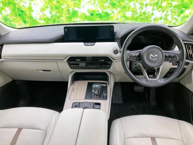ＣＸ－６０ ４ＷＤ２５Ｓエクスクルーシブモード　新品タイヤ／ＢＯＳＥ／保証書／純正　１２．３インチ　メモリーナビ／アイアクティブセンス（マツダ）／シートヒーター　全席／３６０°ビューモニター／車線逸脱防止支援システム／シート　フルレザー　革シート（24枚目）