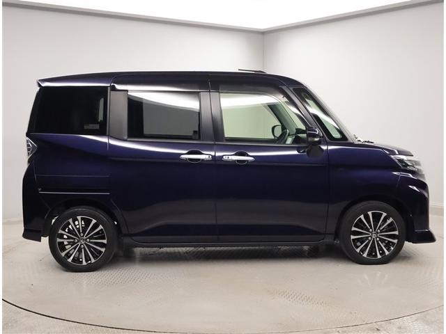 ルーミー カスタムG-T 助手席エアバック 両側オートスライドドア スマートキープッシュスタート LEDライト 横滑り防止機能 クルコン 点検記録簿 ETC付 アルミホイール フルフラット キーレス DVD ナビ&TV ABS(4枚目)