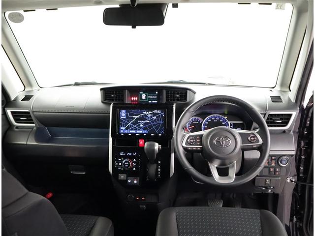 ルーミー カスタムG-T 助手席エアバック 両側オートスライドドア スマートキープッシュスタート LEDライト 横滑り防止機能 クルコン 点検記録簿 ETC付 アルミホイール フルフラット キーレス DVD ナビ&TV ABS(5枚目)