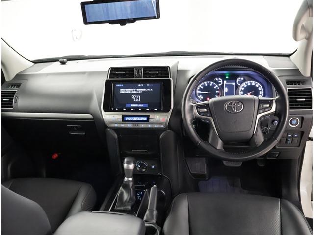 ランドクルーザープラド TX Lパッケージ リアカメラ スマートキ 盗難防止 キーレスエントリー ETC装備 DVD再生可 寒冷地 エアコン LEDランプ レザー アルミホイール パートタイム4WD 横滑り防止システム フルTV メモリーナビ(5枚目)