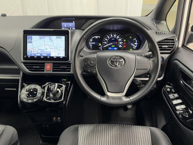 ヴォクシー ハイブリッドZS 左オートスライド プリクラッシュ スマキー フルフラット 1オーナー オートエアコン ナビTV Wエアコン アイドリングストップ ETC車載器 イモビ LEDヘッドライ ドライブレコーダ VSC(4枚目)