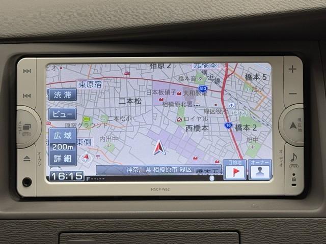 アイシス Ｌ　Ｇエディション　ナビ　バックモニター　左パワースライドドア　記録簿　エアバッグ　ワンセグＴＶ　ナビ＆ＴＶ　三列シート　スマートキー　メモリーナビ　ＡＢＳ　オートエアコン　ワンオーナー車　ミュージックプレイヤー接続可（5枚目）