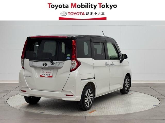 ルーミー カスタムG アイドリング 両側電動SD LEDヘット バックビューモニター 衝突回避ブレーキ フルフラット 地デジ スマートキー メモリナビ クルーズコントロール 点検記録簿 DVD ETC ドライブレコーダー(2枚目)