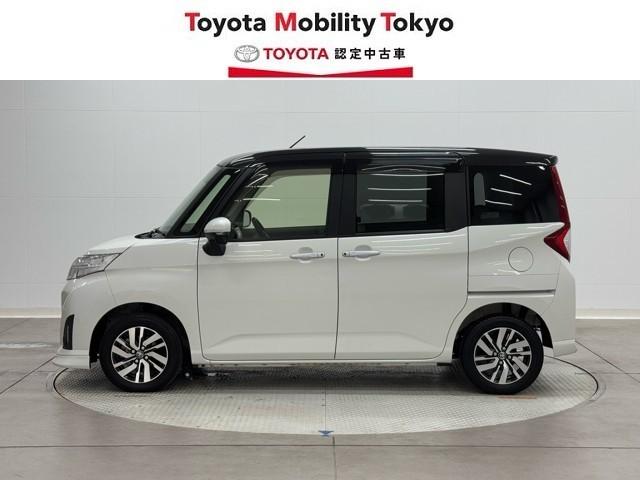 ルーミー カスタムG アイドリング 両側電動SD LEDヘット バックビューモニター 衝突回避ブレーキ フルフラット 地デジ スマートキー メモリナビ クルーズコントロール 点検記録簿 DVD ETC ドライブレコーダー(3枚目)