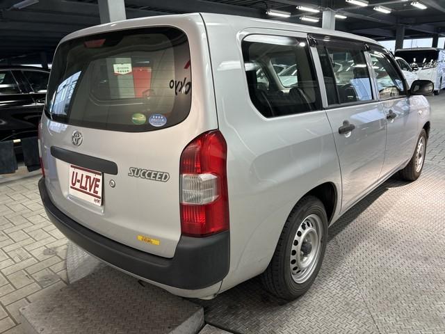 サクシード ＵＬ　ＡＵＸ端子　パワーウインド　助手席エアバック　横滑り防止　パワステ　エアバック　ワイヤレスキー　ＥＴＣ車載器　ＡＢＳ　エアコン　点検記録簿付（6枚目）