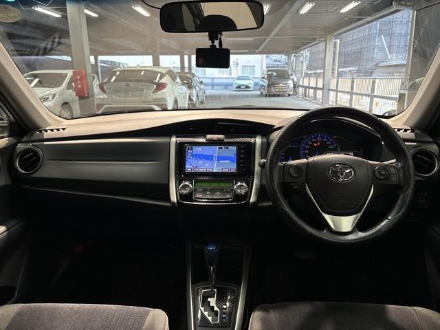 カローラフィールダー ハイブリッドＧ　スマートエントリー　メンテナンスノート　助手席エアバック　フルセグ地デジＴＶ　エアバック　ワイヤレスキー　パワーウィンド　ＡＡＣ　ＡＢＳ　メモリナビ　パワーステアリング　ナビ＆ＴＶ　アルミホイール（7枚目）