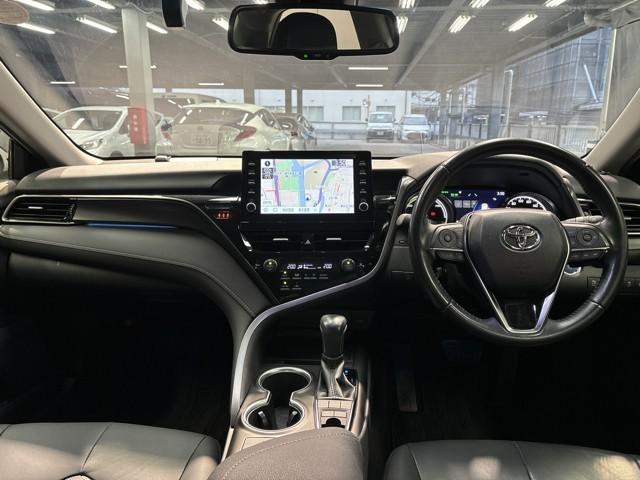 カムリ ＷＳレザーパッケージ　ワンオーナ　本革シ　地デジＴＶ　クルーズコントロール　記録簿有　アルミホイール　スマートキープッシュスタート　ナビ・ＴＶ　サイドカーテンエアバック　ＥＴＣ付き　パワーシート　デュアルエアバッグ　ＡＢＳ（7枚目）