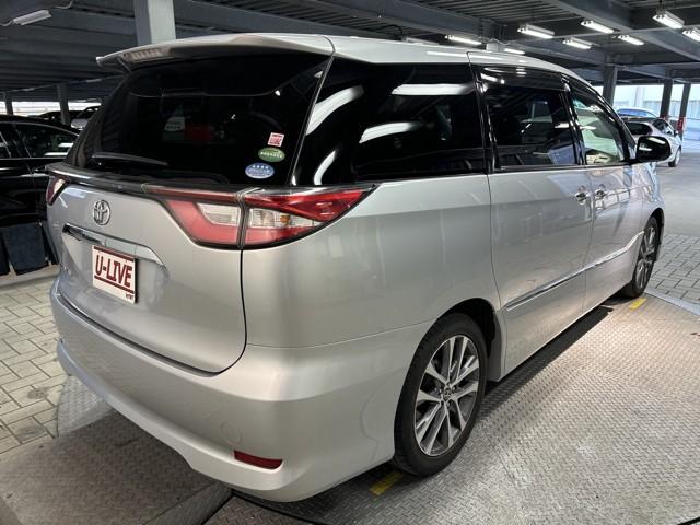 エスティマ アエラス　プレミアム　プリクラ　Ｂモニ　リアエアコン　地デジフルセグＴＶ　アルミ　クルーズＣ　デュアルエアバッグ　ナビ＆ＴＶ　ＥＳＣ　ＡＢＳ　エアバッグ　ミュージックプレイヤー接続可　メモリーナビ　エアコン　ＥＴＣ　記録簿（5枚目）