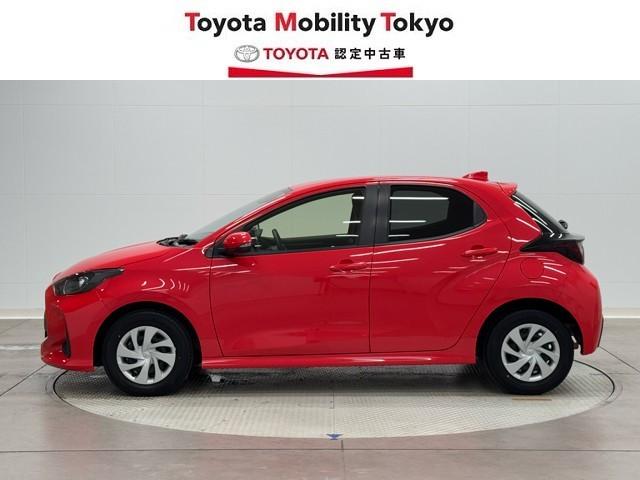 ヤリス X PCS 横滑り防止装置付き 記録簿有 ワイヤレスキー バックガイドモニター 盗難防止 サイドエアバック エアコン Wエアバッグ パワーウインドウ ETC付き パワステ 運転席エアバッグ ナビ ABS(3枚目)