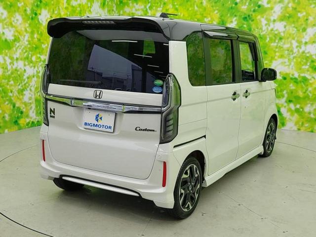 Ｎ－ＢＯＸカスタム Ｇ・Ｌターボホンダセンシング　保証書／純正　８インチ　ＳＤナビ／ホンダセンシング／両側電動スライドドア／シートヒーター　前席／車線逸脱防止支援システム／シート　ハーフレザー／パーキングアシスト　バックガイド　衝突被害軽減システム（3枚目）