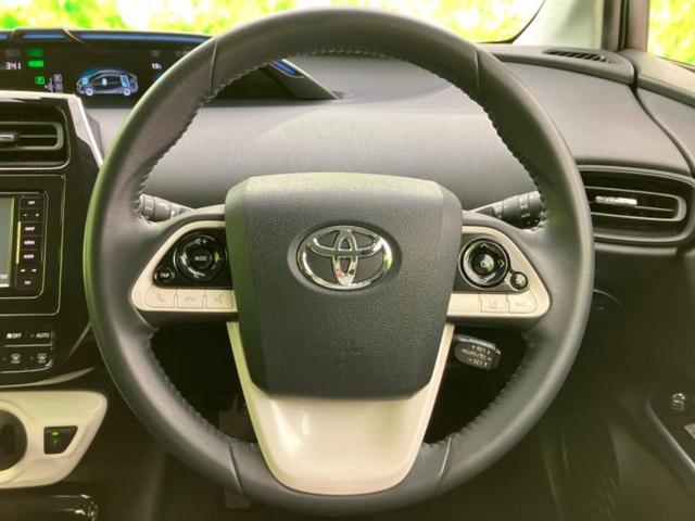 プリウス Sセーフティプラス 新品タイヤ/保証書/社外 SDナビ/トヨタセーフティセンス/車線逸脱防止支援システム/パーキングアシスト バックガイド/ドライブレコーダー 社外/ヘッドランプ LED 衝突被害軽減システム DVD再生(15枚目)